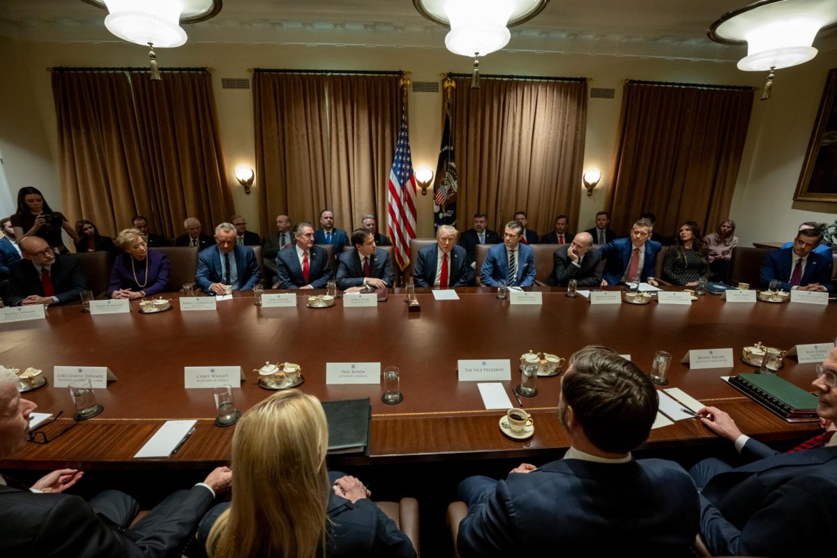 President Trump Hosts First Cabinet Meeting